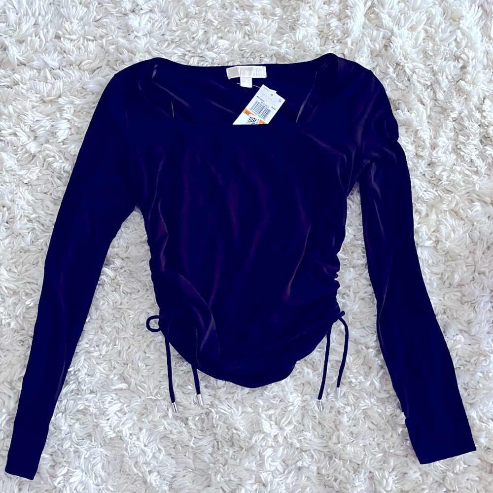 Michael Kors black long sleeve shirt